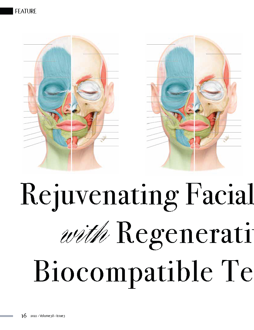 16. Miron RJ, Davies CE. Rejuvenating Facial Esthetics with regenerative and biocompatible techniques. Journal of Cosmetic Dentistry. 2023