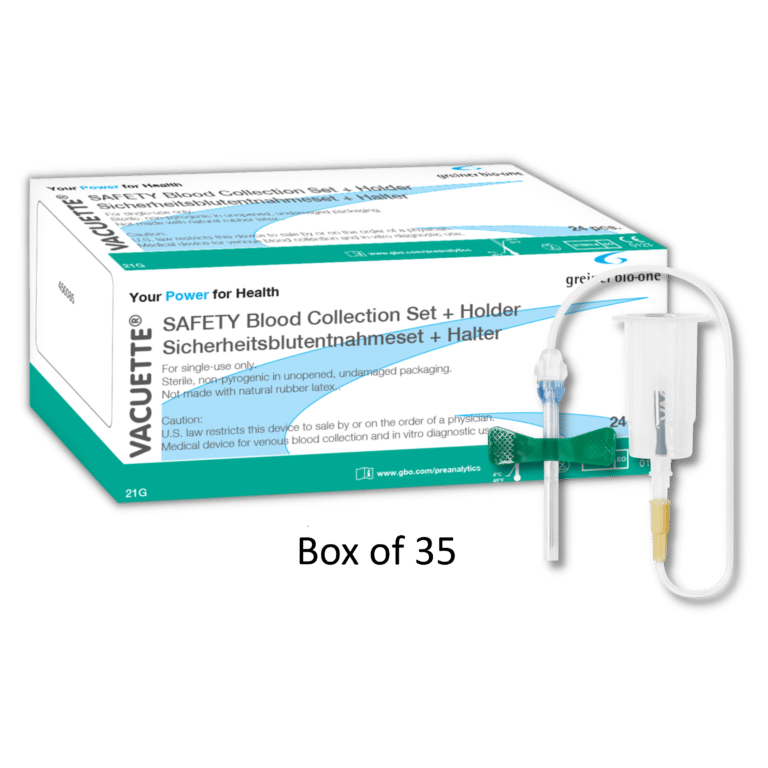 Blood Collection Butterfly Needles (Box of 35) - Bio-PRF